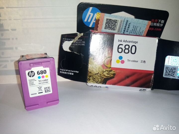 Картридж для струйного принтера HP680(F6V26AA)цвет