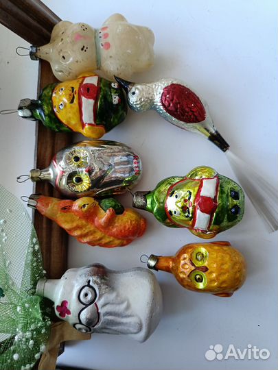 Ёлочные стеклянные игрушки