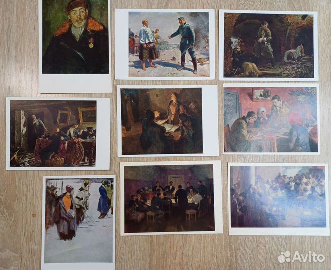 31 открытка соцреализм 1950е-1980е