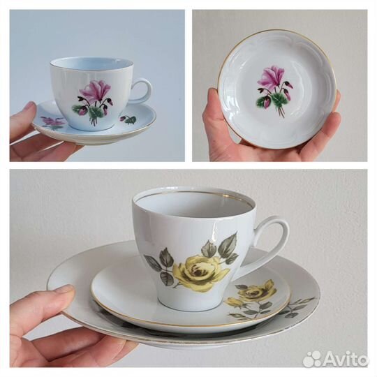 Чайные пары винтаж