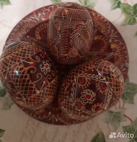 Яйцо пасхальное деревянное