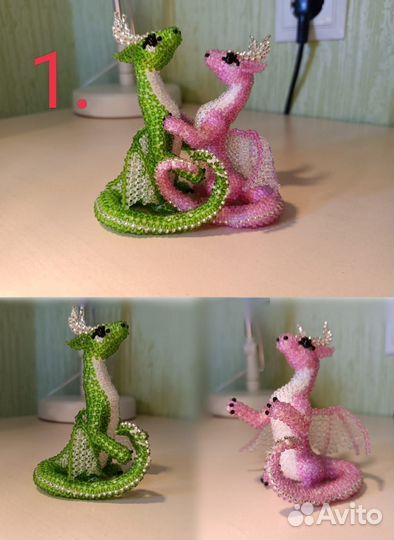 Амигуруми из бисера фигурки
