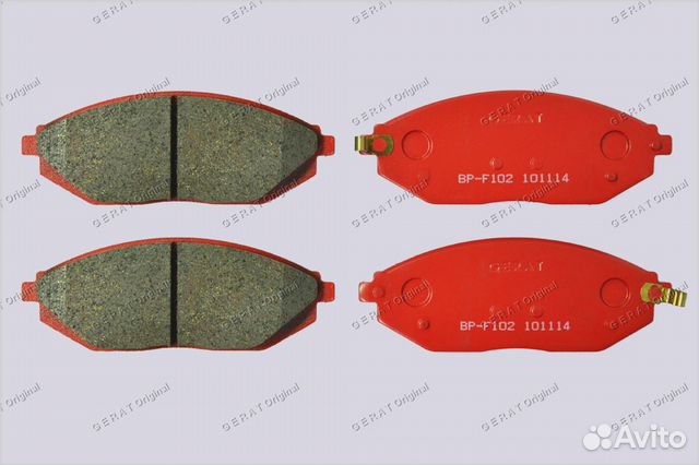 Тормозные колодки Gerat BP-F102 (передние)