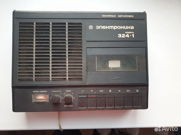 Кассетный магнитофон Электроника 324 1