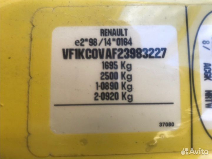 Разбор на запчасти Renault Kangoo