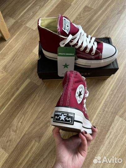 Кеды converse черный, бордовый (36-41)