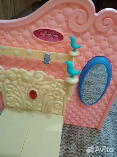 Кроватка для куклы барби,пианино