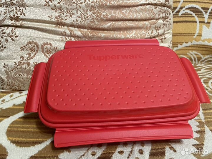 Кристальная емкость и маринадница Tupperware
