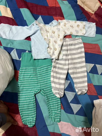 Одежда на мальчика 0-3месяца (пакетик)