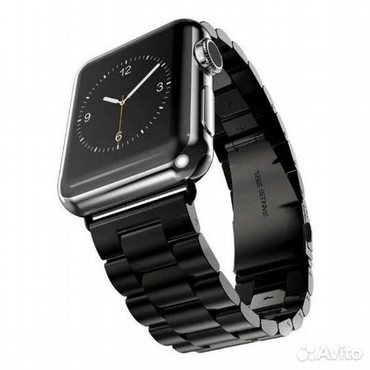 Ремешок блочный для Apple Watch 42/44/45 (Чёрный)