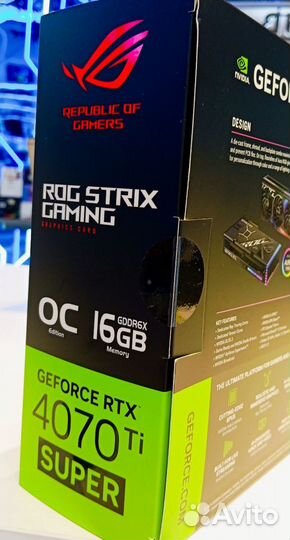 Asus Rog Strix Gaming GeForce RTX 4070Ti Super 16G