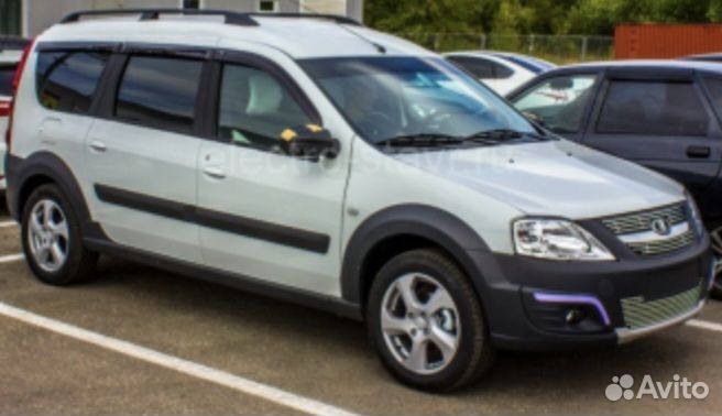 Дефлекторы клеющиеся LADA Largus 2012-2025 6 штук