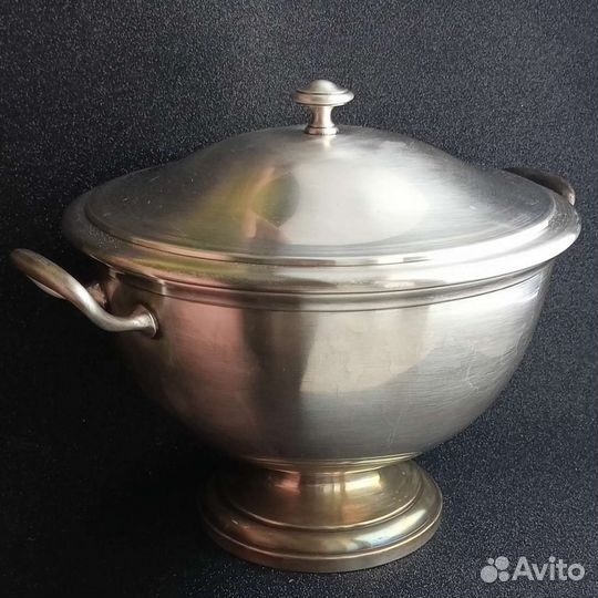 Супница WMF антиквариат, 4 л. Двойное серебрение