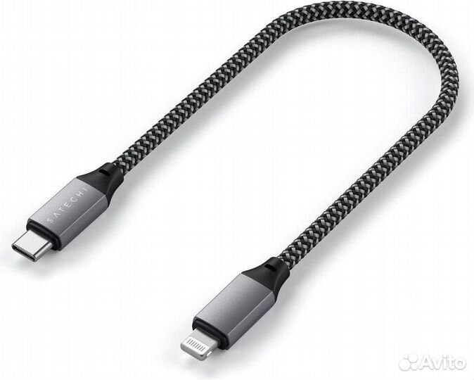 Кабель Satechi USB-C to Lightning MFI Cable 25 см
