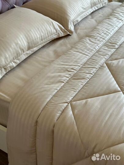 Постельное белье евро с одеялом