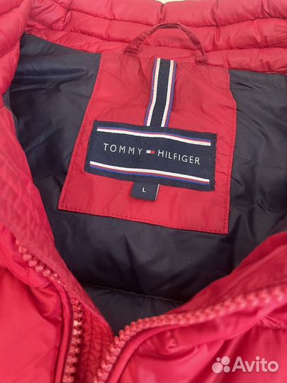 Tommy hilfiger куртка легкий пуховик L