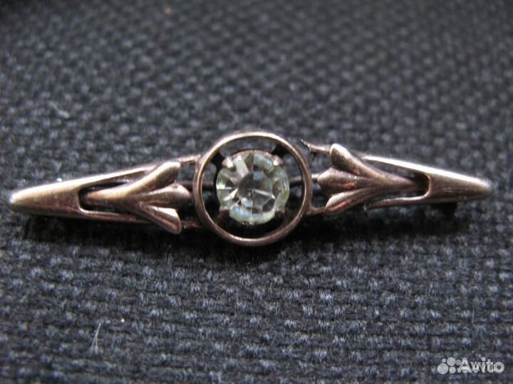 Брошь Серебро 875 голова СССР