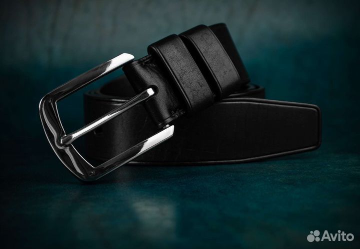 Мужской кожаный ремень