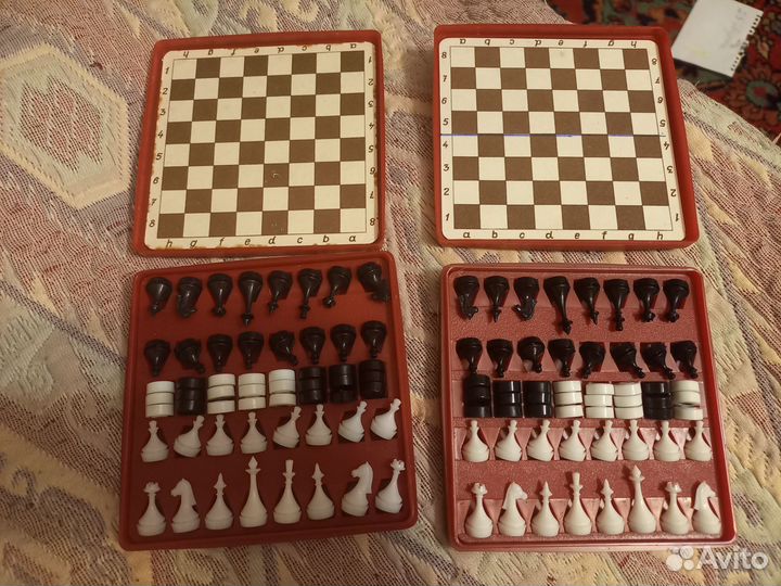 Шахматы шашки дорожные СССР