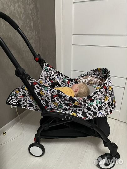 Коляска 2 в 1 yoya люлька+прогулочный блок 175