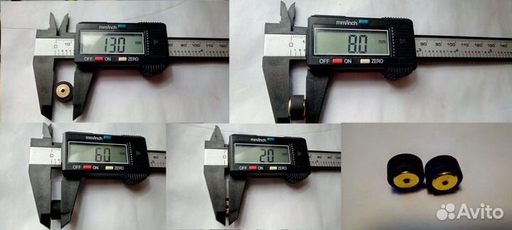 Ролики прижимные для кассетных дек и магнитофонов