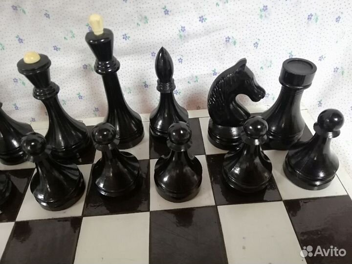 Шахматы СССР турнирные большие фигуры