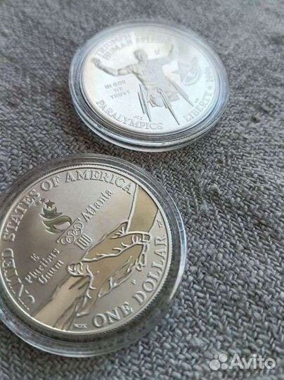1 доллар США 1995 Паралимпийские игры