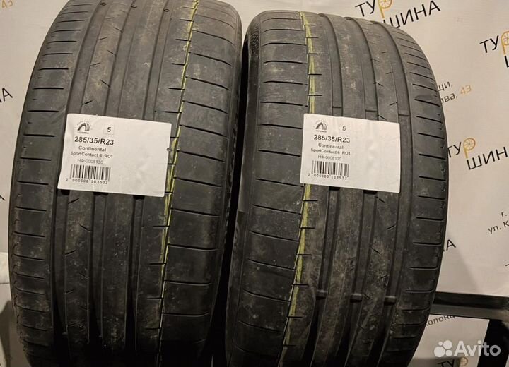Continental SportContact 6 285/35 R23 94Y
