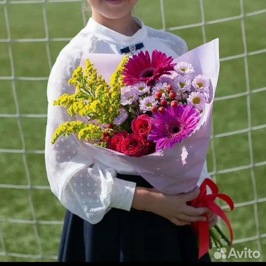 Букет цветы учителю