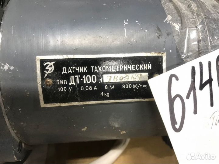 Тахогенератор тип - дт-100 100v, 0.08A, 8W, 800об