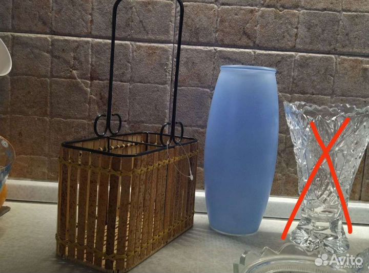 Ваза, корзинка, хрустальная ваза