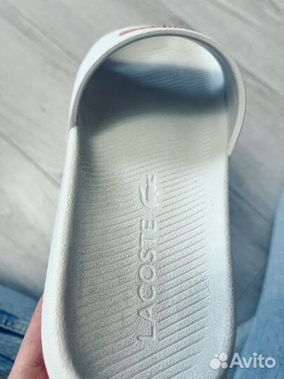 Шлепанцы Lacoste 38 оригинальные