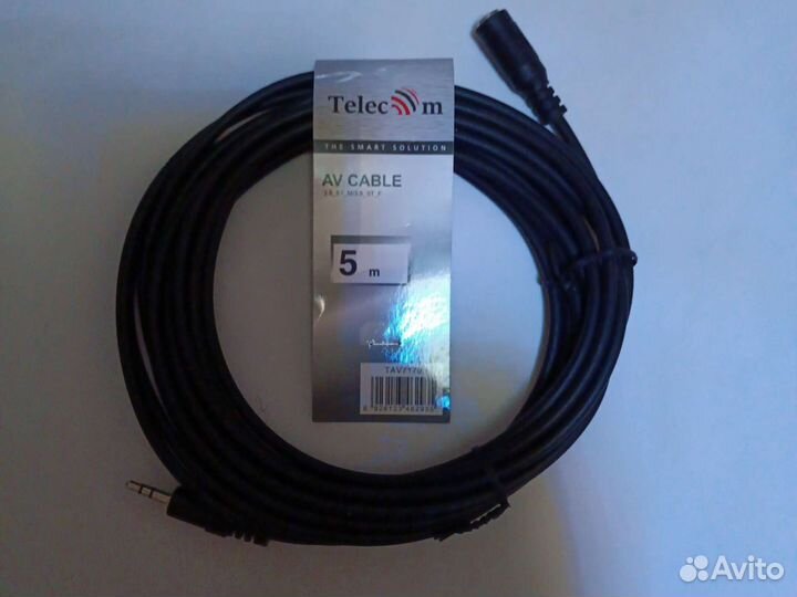 Кабель Telecom 3.5 Jack - 3.5 Jack (TAV7179), 5 м