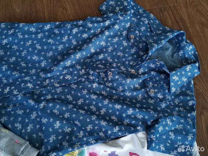 Детские вещи пакетом на девочку 128 134