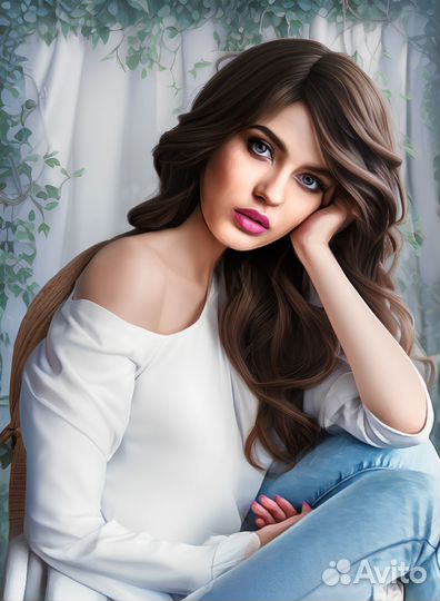 Портрет на холсте