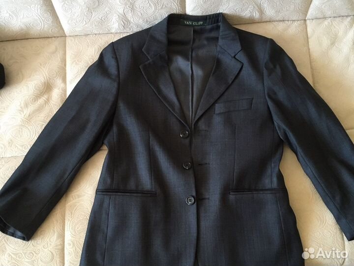 Пиджак школьный для мальчика 152