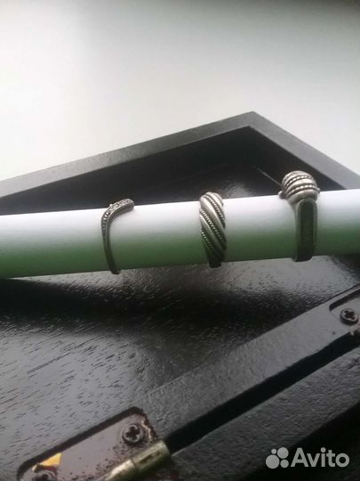 Кольца серебряные