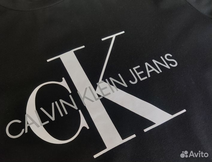 Футболка calvin klein jeans кельвин кляйн майка ск