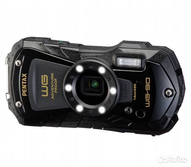 Компактный фотоаппарат Pentax WG-90, черный