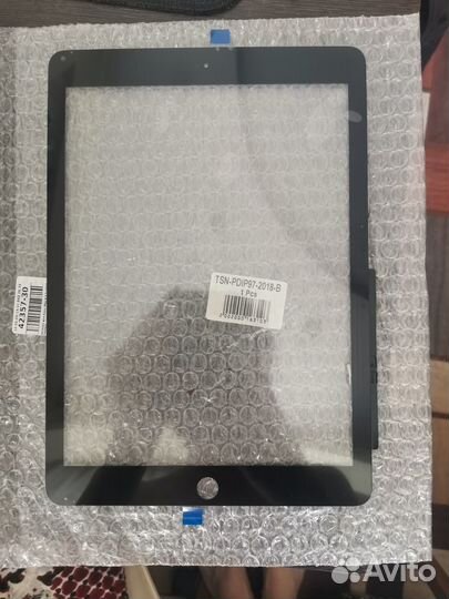 Тачскрин для Apple iPad 6 9.7 (2018) черный, AA