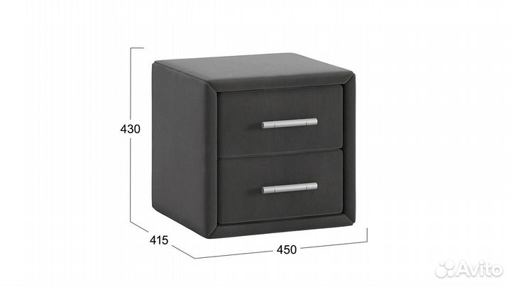 Элис Прикроватная тумба в обивке