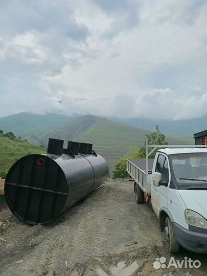 Установка септика, канализации