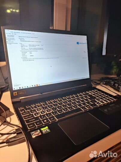 Игровой ноутбук Acer nitro 5 rtx 3080