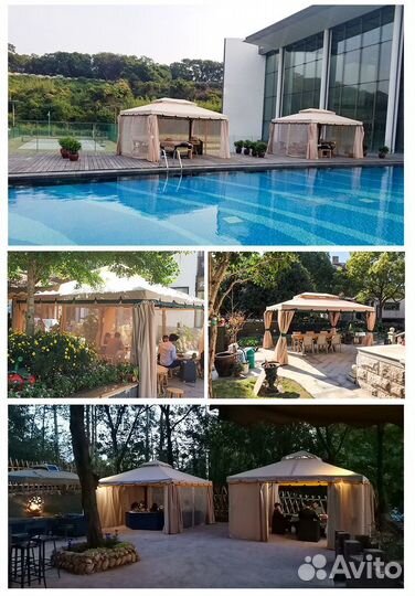 Шатер с москитной сеткой 4х4м HC-9044