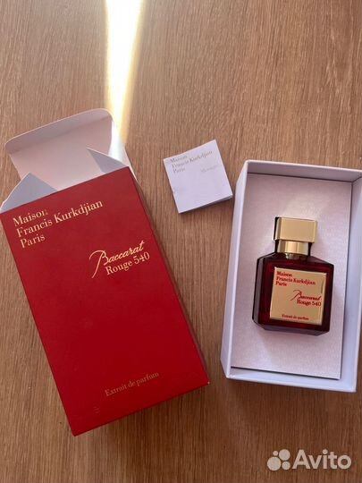 Духи baccarat rouge 540 extrait