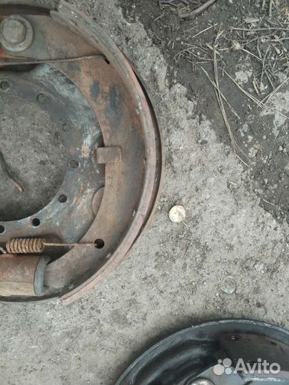 Опорный диск в сборе, тормозной баробан газ66