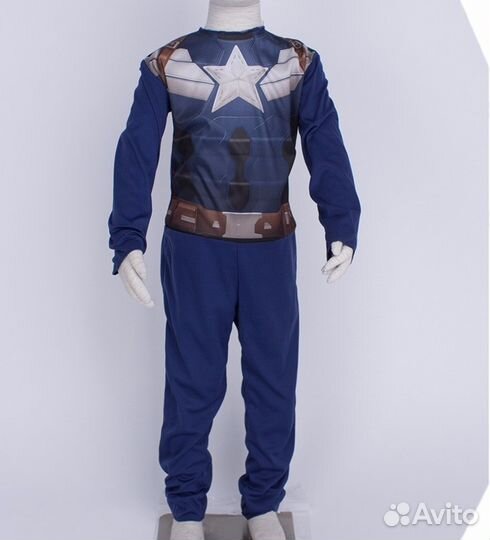 Карнавальный костюм Капитан Америка, р. 4-6 лет