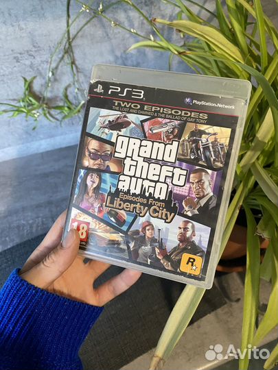 Диски на ps3 GTA Liberty City