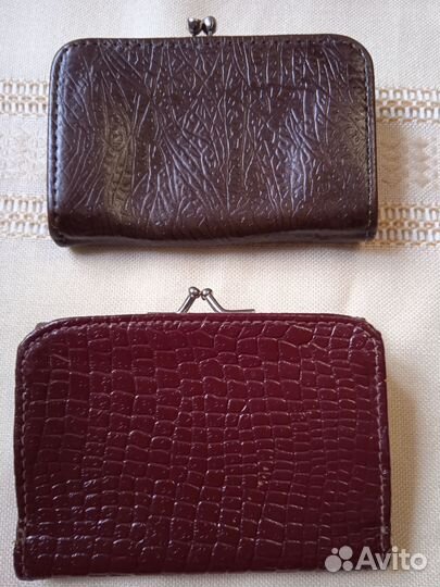 Кошелек женский винтаж СССР натуральная кожа