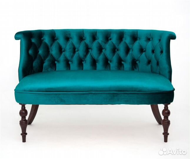 Диван Бархат темный тон 23 - изумрудный